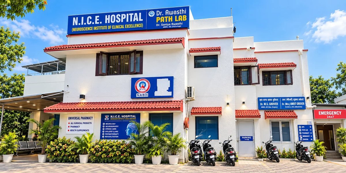 N.I.C.E Hospital building — Neuroscience Institute of Clinical Excellence, Dehradun